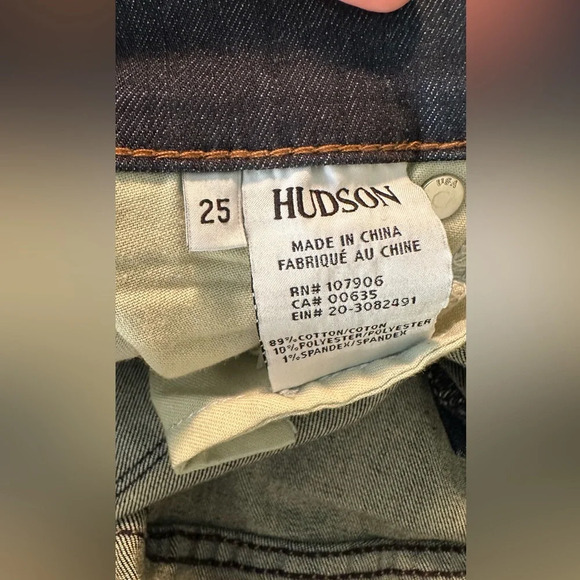 New Hudson Krista Super Skinny Jeans Low Rise 25 - Picture 10 of 11